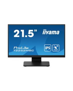IIYAMA 22" T2252MSC-B2AG FHD (1920×1080) IPS, 16:9, 5ms, 250 cd/m2, 1000:1, 1xHDMI, 1xDP, 2xUSB-A, zvučnici, crni