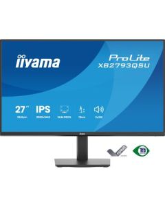IIYAMA 27" XB2793QSU-B1 QHD (2560×1440) IPS, Pivot, 75Hz, 1ms, 350cd/m2, 1000:1, HDMI/DP, 2×USB, zvučnici