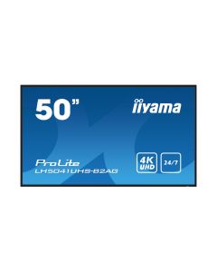 IIYAMA 50" LH5041UHS-B2AG 4K UHD (3840x2160) VA Signage 24/7, 500 cd/m2, 5000:1, non Android, media play USB, LAN control