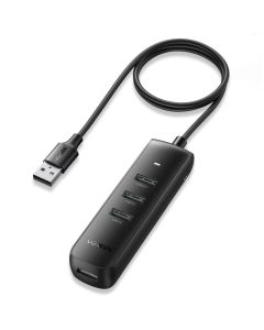 UGREEN 4-portni USB-A HUB 4×USB-A 3.0, 1.0m, crni