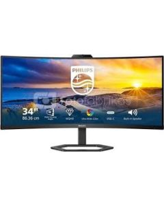 Philips 34" 34E1C5600HE/00 WQHD (3440x1440) VA curved 21:9, 5MP built-in webcam, HAS+tilt, 300 cd/m2, 3000:1, 1xHDMI, 1xDP, 1xUSB-C, 4xUSB-A, zvucnici 5W x 2, crni