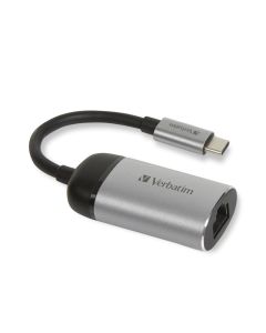 Verbatim USB-C na RJ45 gigabitni ethernet mrežni adapter, aluminijsko kućište