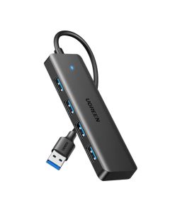 UGREEN 4-portni USB-A HUB 4xUSB-A 3.0, sivi