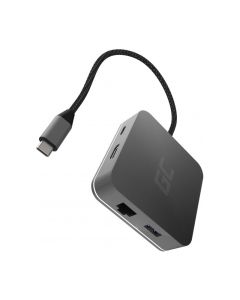 Green Cell HUB adapter 6in1 USB-C (HDMI, USB-C, 3x USB 3.0 & Ethernet) - za MacBook Pro, Dell XPS, Lenovo X1 Carbon & ostale