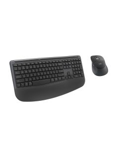 Logitech MK880 Signature Comfort Plus bluetooth bežična tipkovnica+miš, graphite (920-014161)