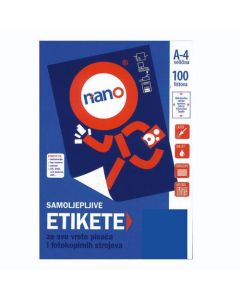 Etikete za laserske i ink-jet pisače Nano, N-08, 45,7x21,2 mm, 100/1