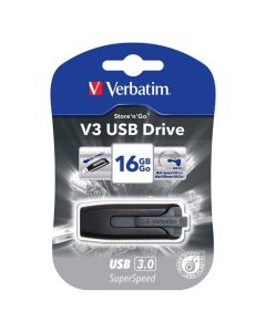 USB 16GB 3.0 ,Verbatim, V3, crni, V049172