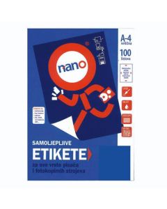 Etikete za laserske i ink-jet pisače Nano, N-204, 64x34 mm, 100/1
