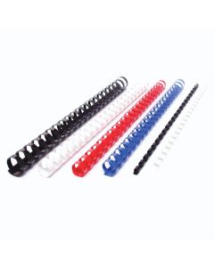 Spirale za uvez plastične, 14 mm 100/1 bijela