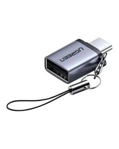 UGREEN adapter USB-C 3.1 (M) na USB 3.0 A (Ž) OTG, sivi