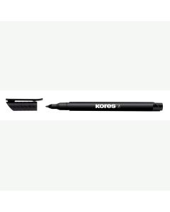 Flomaster Kores, permanent marker OHP, KOR22100, 1 mm, crni