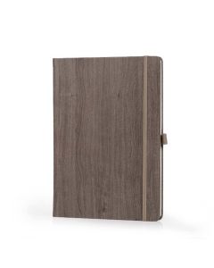 Notes B5 Woody maxi s gumicom, smeđi