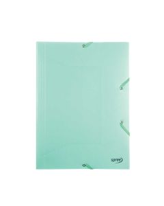 Fascikl A4 PP s gumicom, 75823, Spree zeleni pastel