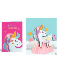 Čestitka Origami 3D Happy Birthday