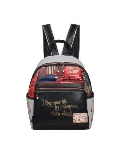 Ruksak fashion Janet mini Tempus Fugit 247333-EC dimenzije 25X15X31 cm