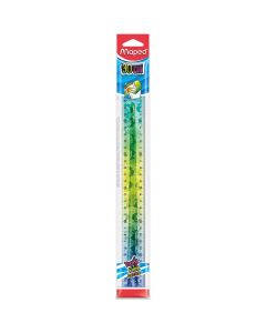 Ravnalo Maped Twist'n'flex Animals 30 cm, sortirano, etui