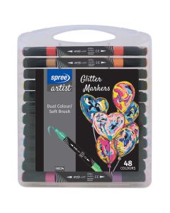 Flomasteri Glitter Spree 24/1 48 boja