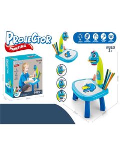 Igračka set za crtanje s projektorom, plavi 732097