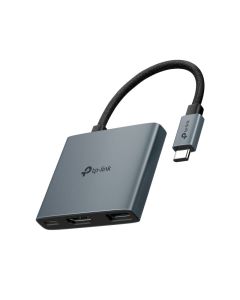 TP-Link 3-portni USB-C HUB 1xUSB-A, 1xUSB-C PD, 1x HDMI 4K 60Hz, crni