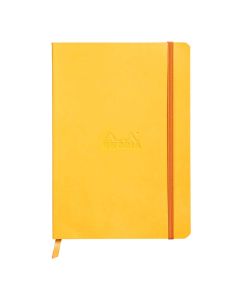 Notes A5, Rhodiarama soft, s gumicom, diktando, žuti