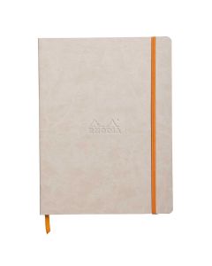 Notes B5, Rhodia Rhodiarama soft, s gumicom, diktando, bež