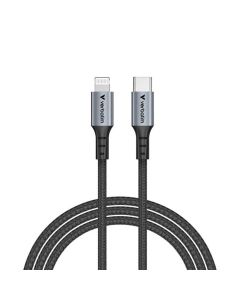 Kabel Verbatim Sync & Charge kabel USB-C na Lightning, M/M, 60W PD3.0, crni,1.2m