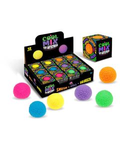 Igračka cool mix fluffy texture loptica 6cm (sort)