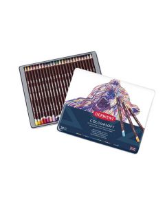 Bojice drvene umjetničke Derwent; Coloursoft, 24 komada, u metalnoj kutiji 0701027