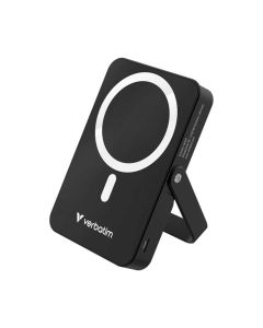 Baterija prijenosna Verbatim Powerbank 10000mAH Charge ?n? Go sa stalkom 20W USB-C i 15W magnetsko bežično punjenje, crni