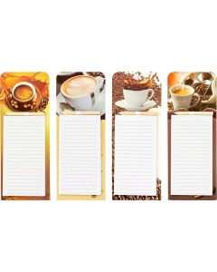 MAGNETNI blok s olovkom Coffe, 40 listova, 27x10,5 cm, 20105
