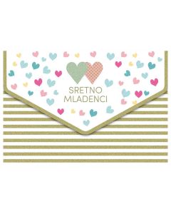 ČESTITKA Sretno mladenci s odjeljkom za novac