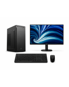 Cratos BTS Full Suit 3 - Intel i3-14100, 16GB DDR4, 512GB NVMe SSD, Intel UHD, Windows 11 Pro, tipkovnica/miš/monitor