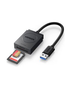 UGREEN čitač memorijskih kartica USB 3.0, TF/SD, 15cm, crni