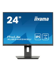 IIYAMA 24" XUB2495WSU-B7 (1920x1200) IPS 16:10, Pivot, 75Hz, 300cd/m2, 1000:1, 4ms, HDMI, DP, Speakers, USB-A 3x, USB-Cx1