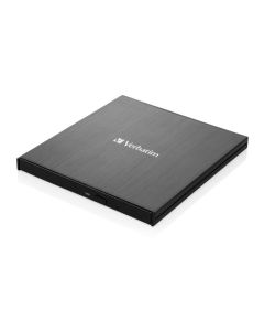 Verbatim Blu-Ray Slimline Ultra HD 4K vanjski snimač, M-Disc kompatibilan, USB3.2 (USB-C), crni