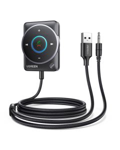UGREEN bežični Audio receiver, Bluetooth, USB, 3.5mm, crni
