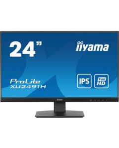 IIYAMA 24" XU2491H-B1 FHD (1920x1080) IPS 16:9, 100Hz, 300cd/m2, 1300:1, 0.5ms, HDMI/DP