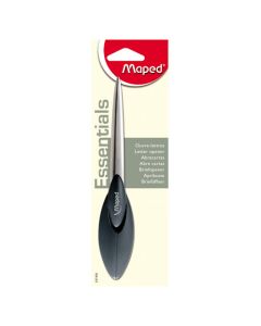 Nož za poštu Maped, 17 cm, plastična drška, crni