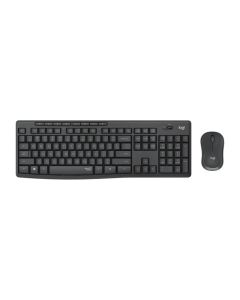 Logitech MK295 Silent bežična tipkovnica+miš, USB, tamnosiva (920-009809)