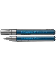 Flomaster Schneider, Paint marker Maxx 270, 1-3 mm, srebrni