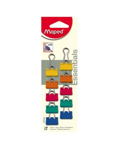 Kvačice za papir, sortirano Maped, 19 mm, 10/1, blister