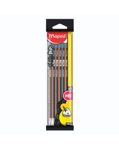 Grafitna olovka Maped, Black Pep's, HB, 6/1 etui