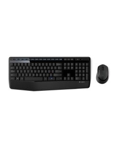 Logitech MK345 bežična tipkovnica+miš, USB, crna (920-006489)