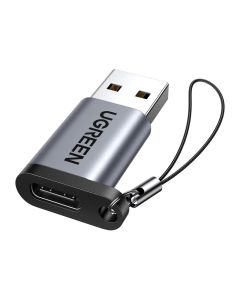 UGREEN adapter USB 3.1 C (Ž) na USB-A 3.0 (M), sivi