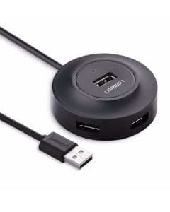 UGREEN 4-portni USB-A HUB 4×USB-A 2.0, crni, 1.0m