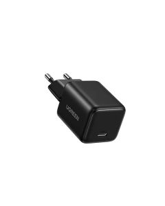 UGREEN zidni punjač 20W, 1×USB-C, GaN, crni