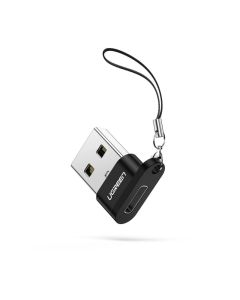UGREEN adapter USB-C 3.1 (Ž) na USB-A 2.0 (M), crni