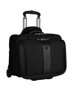 Wenger torba Patriot 2 za prijenosnike do 17" sa dodatnim Slim torbom za 15.6" prijenosnik, sa kotačima, crna