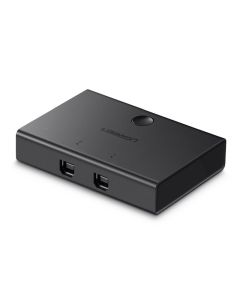UGREEN Data Switch USB 2.0, 2 ulaza/1 izlaz, crni