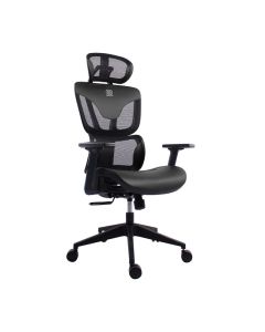 Bit Force COZY LM-2D uredska stolica, PU koža, 2D naslon za ruke, nosivost 140kg, crna